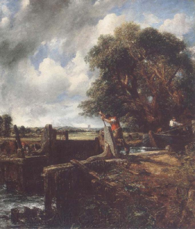 John Constable The Lock Norge oil painting art